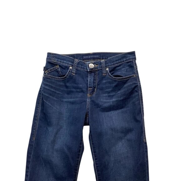 Rock & Republic Kasandra Bootcut Low Rise Blue Jeans Women's Size 4M - Picture 3 of 10